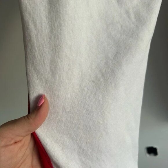 US POLO ASSN. brand size M, white sweatpants with Canadian flag, pockets - Picture 2 of 8